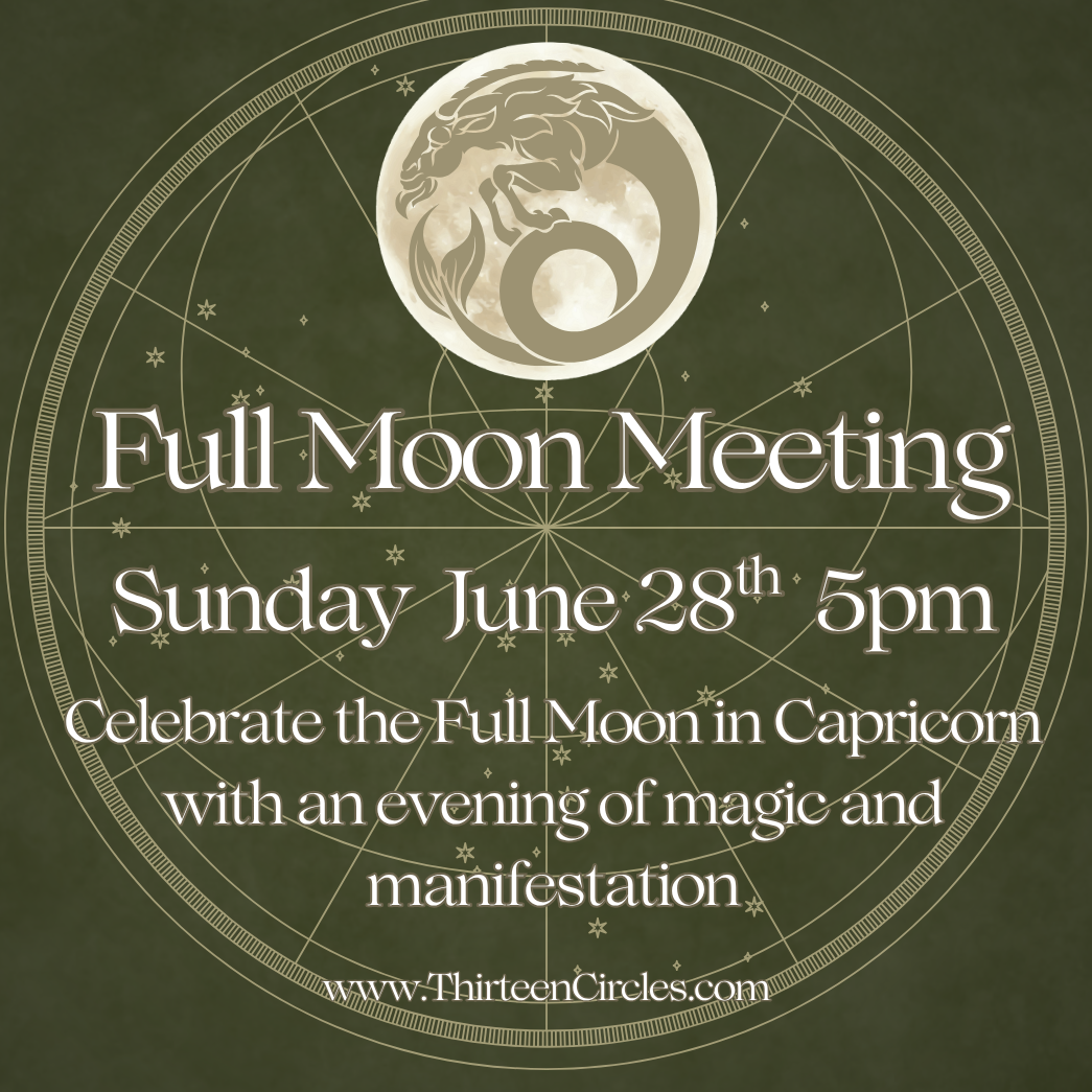 June Full Moon Meeting - Sunday June 28th 5pm