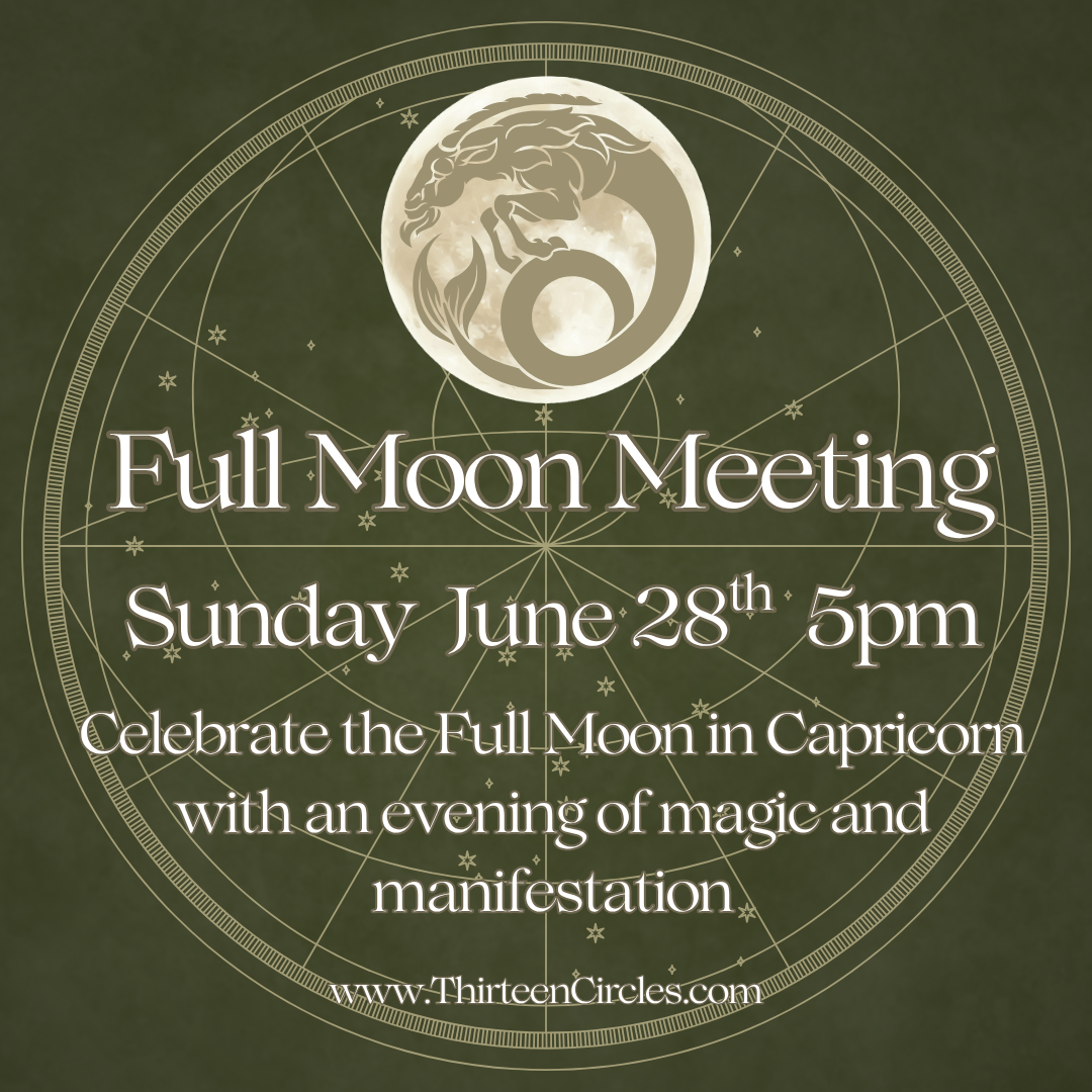 June Full Moon Meeting - Sunday June 28th 5pm