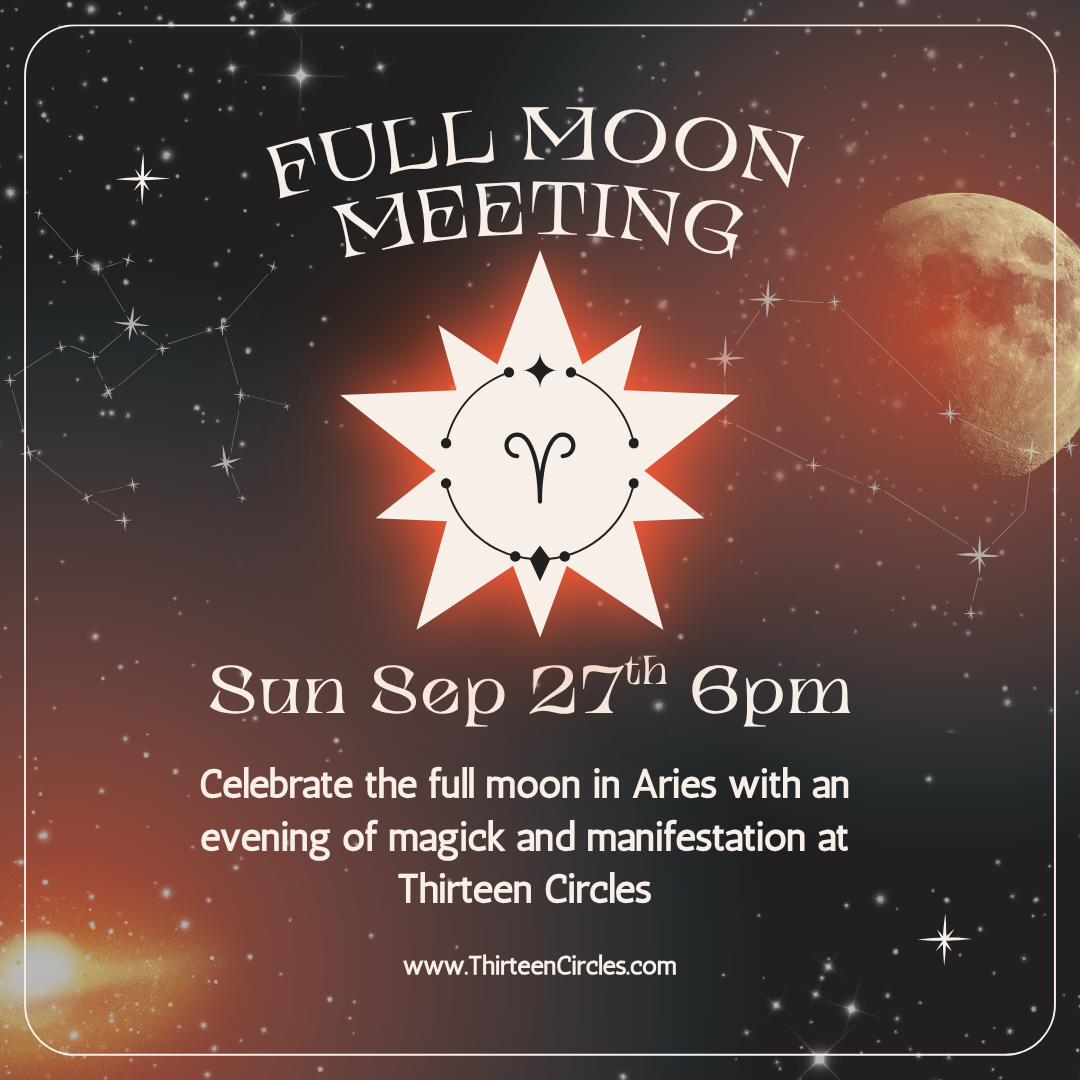 September Full Moon Meeting - Sunday 9/27 6:00pm