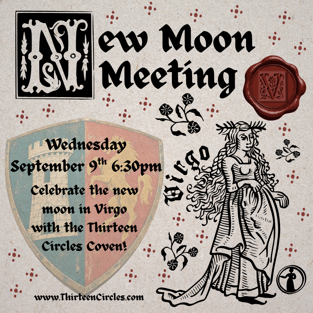 September New Moon Meeting - Wednesday 9/9 6:30pm