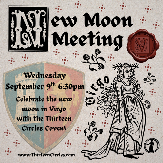 September New Moon Meeting - Wednesday 9/9 6:30pm