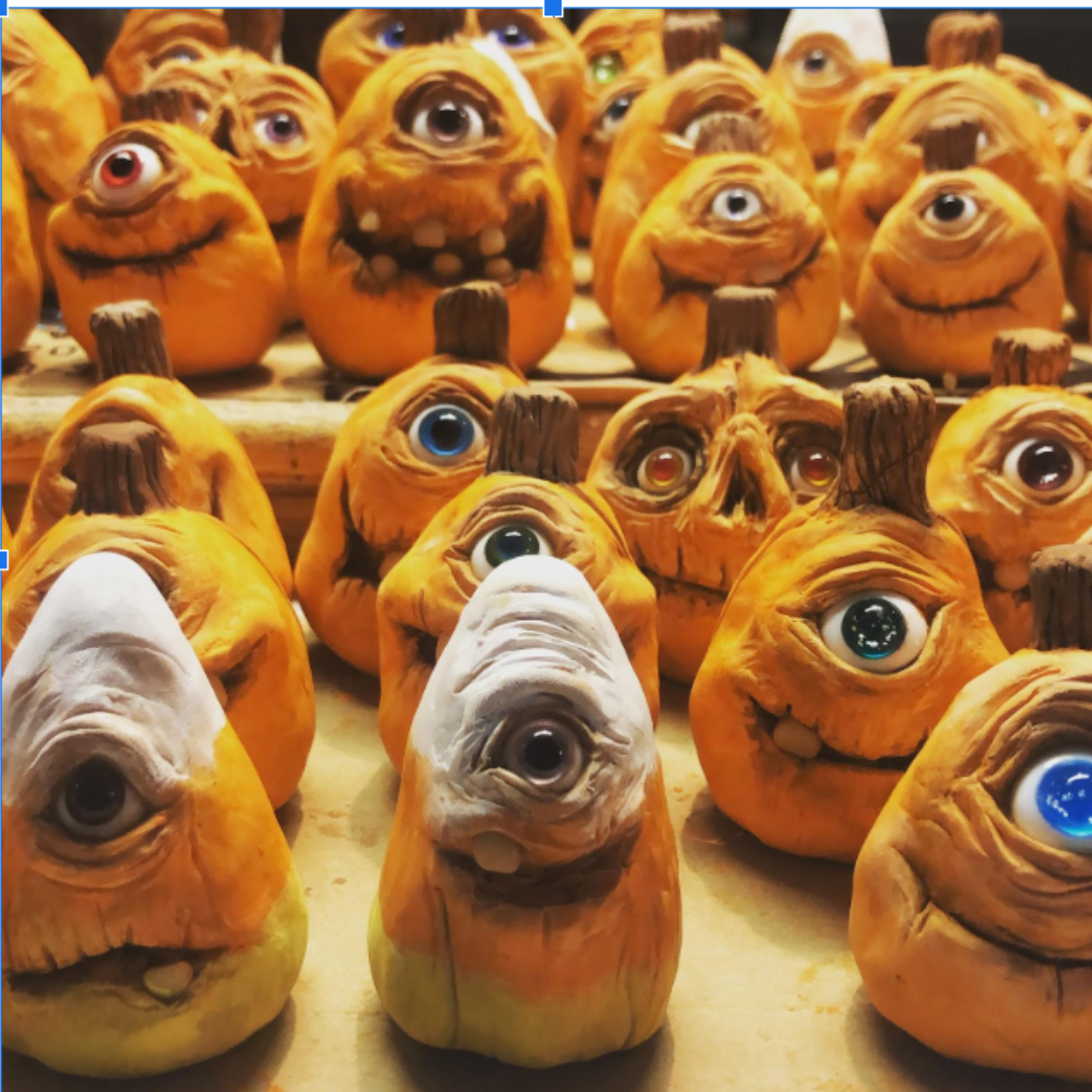Tuesday 10/28 - Make Your Own Clay Pumpkin Workshop with Artist Jackie Hay @ 6-8pm