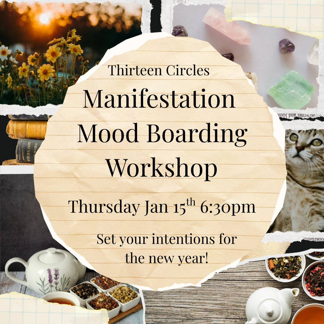 Manifestation Mood Board Workshop - Thursday January 15th 6:30pm EST
