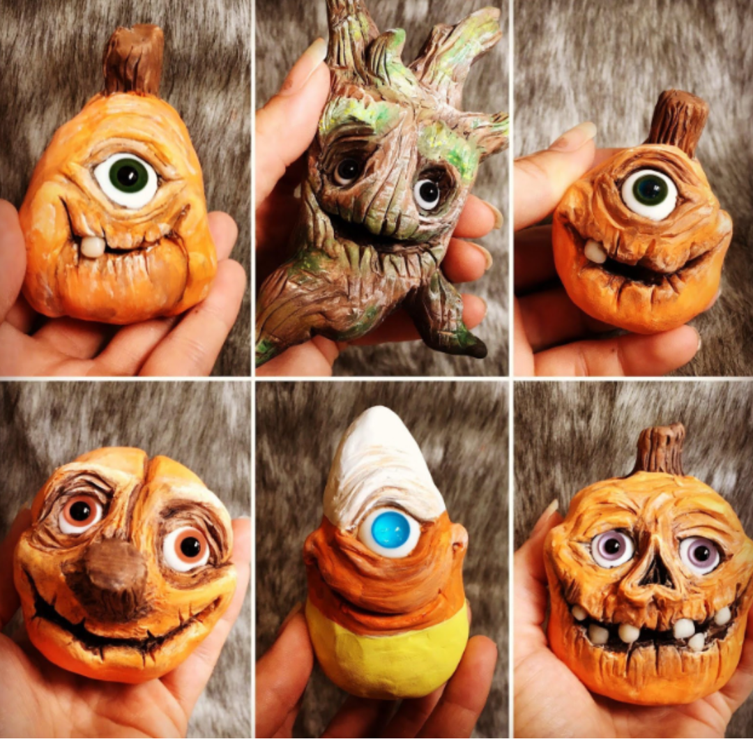 Tuesday 10/28 - Make Your Own Clay Pumpkin Workshop with Artist Jackie Hay @ 6-8pm