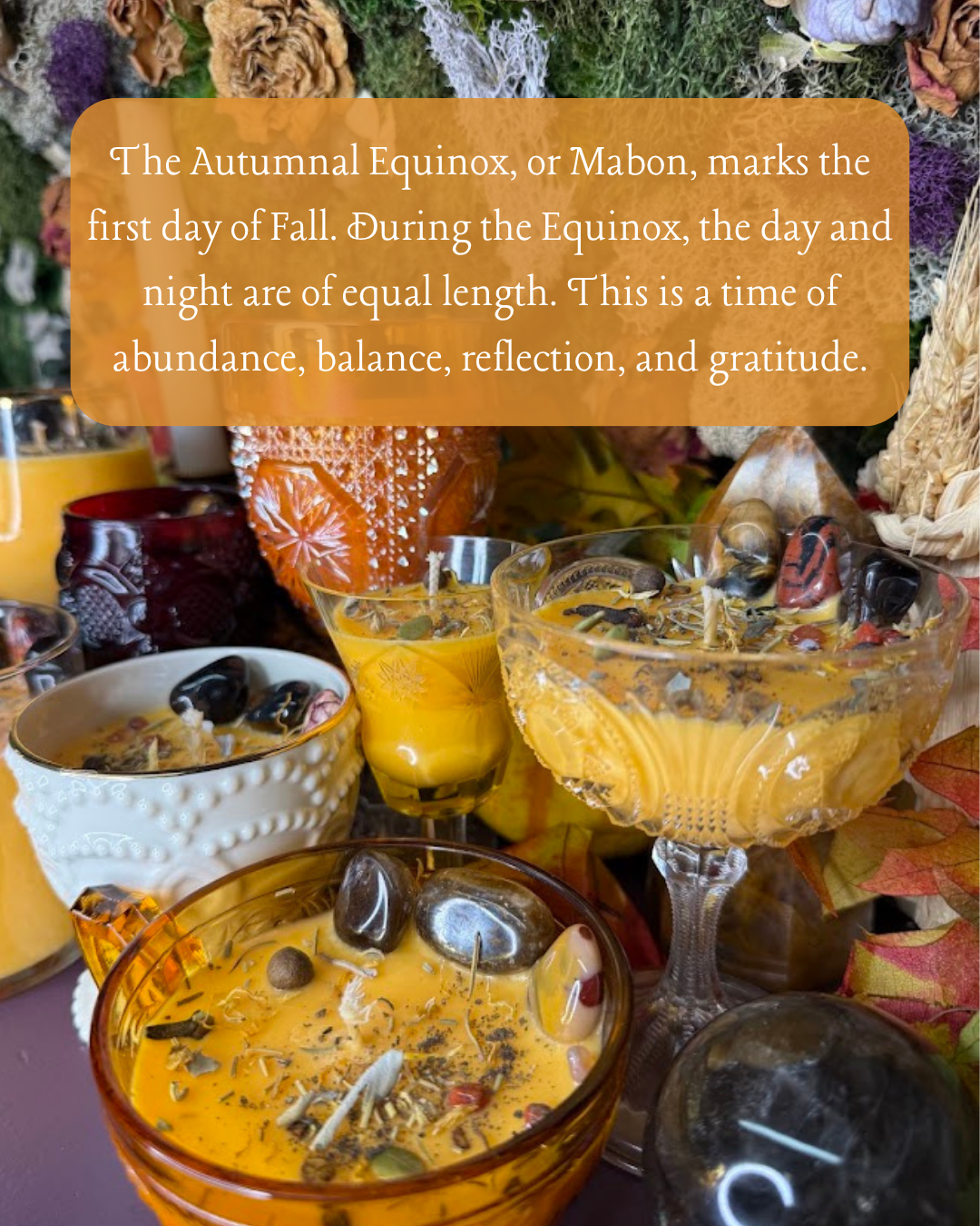 Autumnal Equinox Ritual Candle Launch- ONLINE: Thurs 9/3 7pm EST IN-STORE: Thurs 9/3 11am