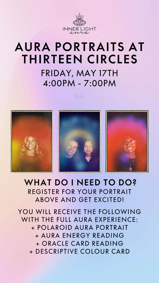 Friday 5/17 4pm-7pm - INNER LIGHT AURA PHOTOS & READINGS - LINK IN BODY DO NOT PURCHASE THIS LISTING