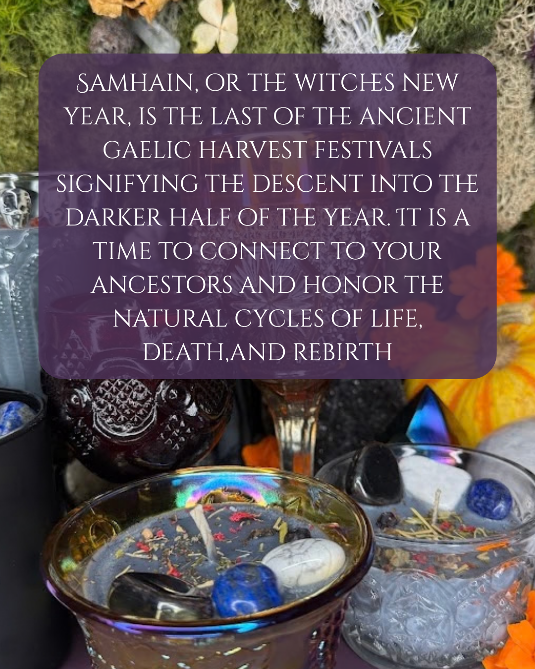 Samhain Ritual Candle Launch- ONLINE 10/1 7pm EST INSTORE 10/1 11am