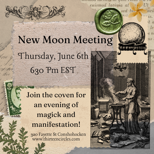 June New Moon Meeting - Thursday 6/6 @ 6:30PM EST