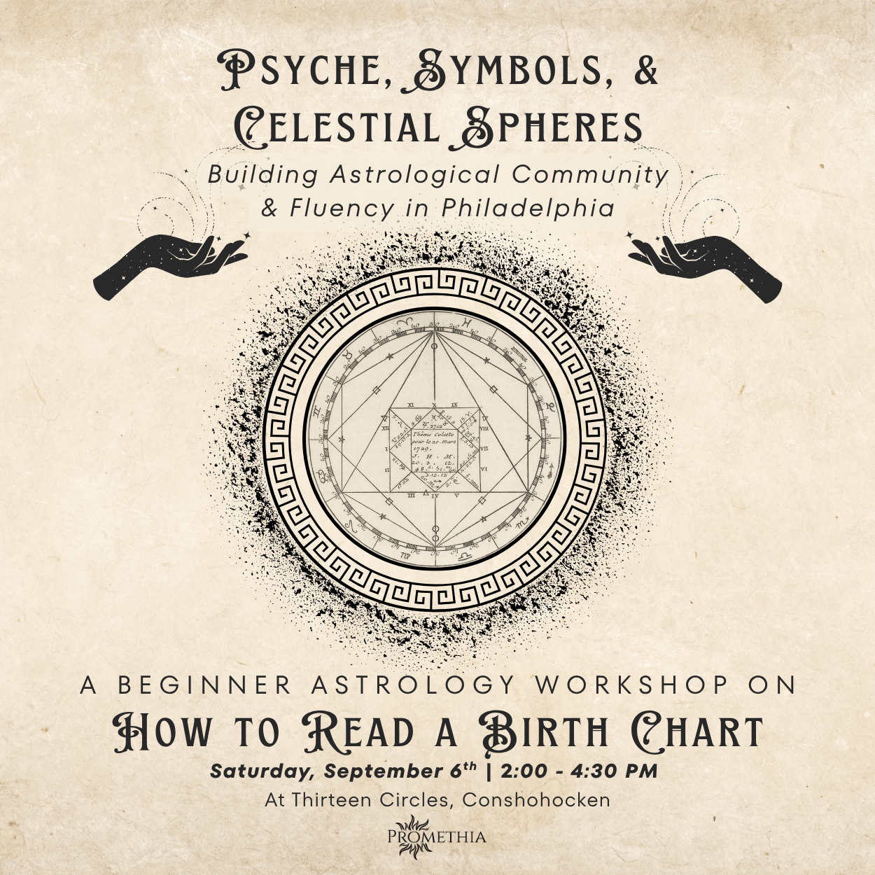 Saturday September 6th - Beginner Astrology Workshop 2PM-430PM