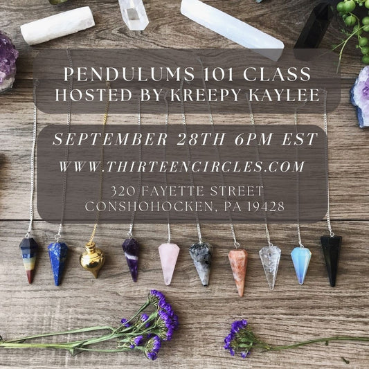 Pendulum 101 Class - THURSDAY 9/28 6PM
