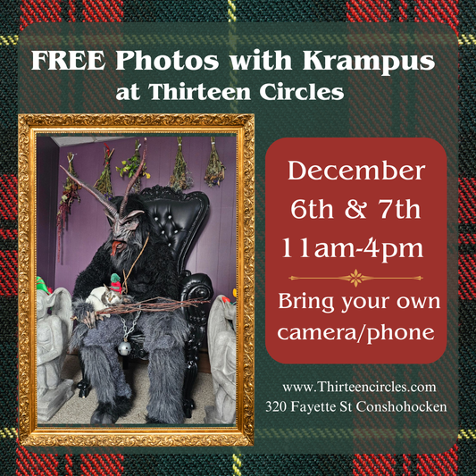 SATURDAY 12/6 & SUNDAY 12/7 11-4 Photos With Krampus FREE - NO REGISTRATION REQUIRED