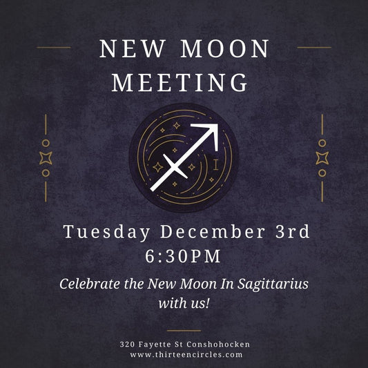 December New Moon Meeting - Tuesday 12/3 @ 6:30pm EST