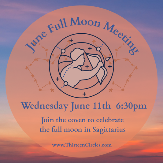 June Full Moon Meeting - Wednesday June 11th at 6:30pm EST