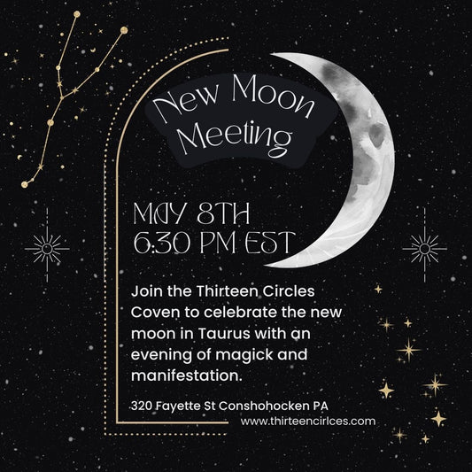 May New Moon Meeting - Wednesday 5/8 @ 6:30PM EST