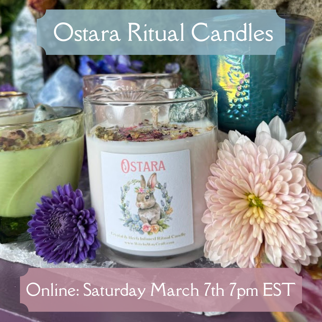 Spring Equinox Ritual Candle Launch- INSTORE Saturday March 7th 10am ONLINE Saturday March 7th 7pm EST