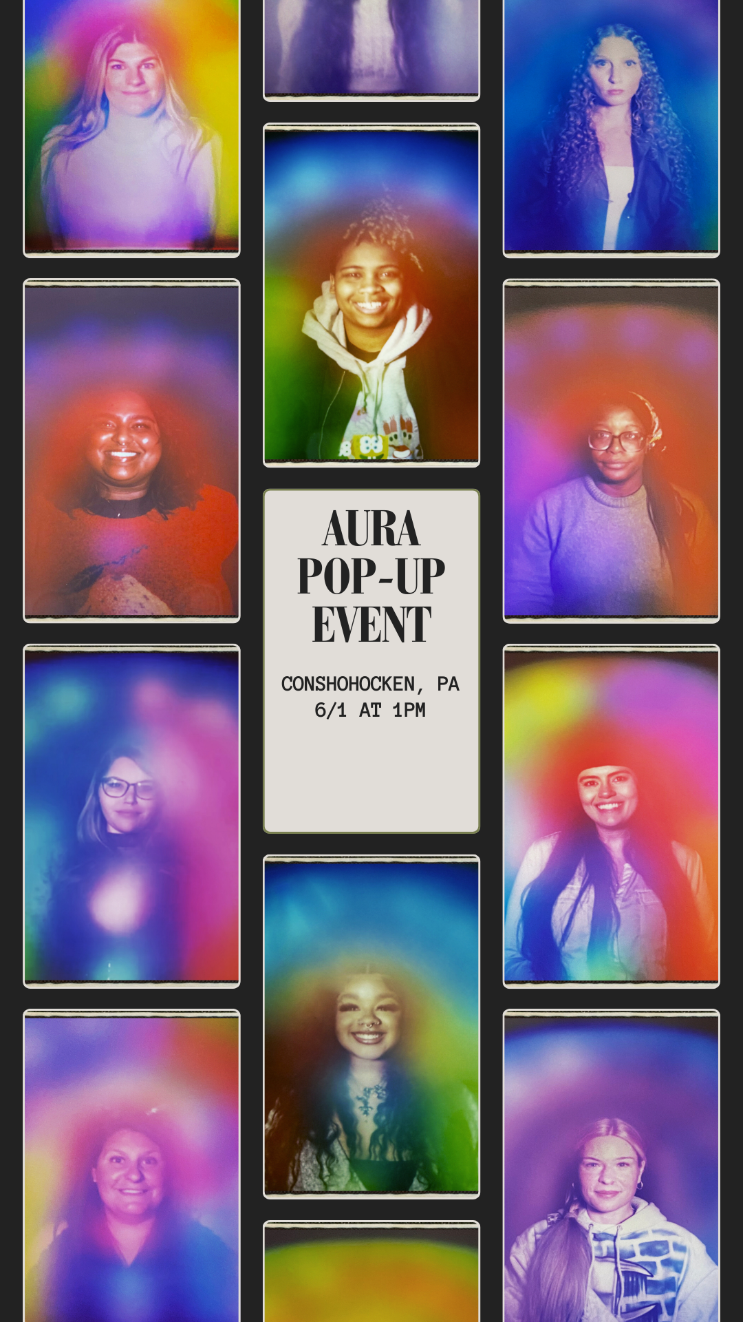 Sunday June 1st 1pm-4pm - INNER LIGHT AURA PHOTOS & READINGS - LINK IN BODY DO NOT PURCHASE THIS LISTING (Copy)