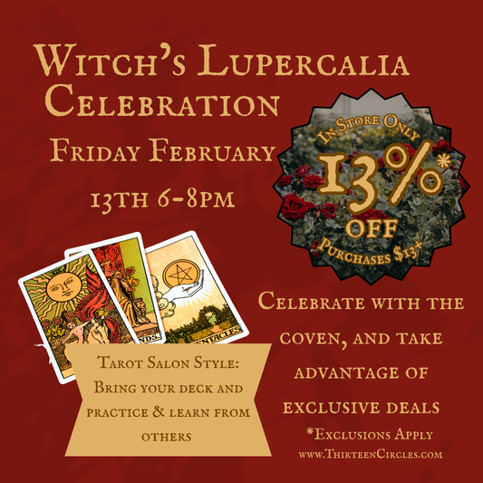 Witch's Lupercalia Celebration & Tarot Salon (Pay What You Can) - Friday February 13th 6-8pm