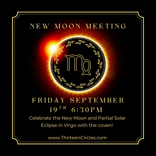 September New Moon Meeting - Friday 19th 6:30pm