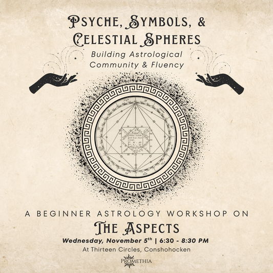Wednesday November 5th - Beginner Astrology Workshop 6:30pm-8:30pm